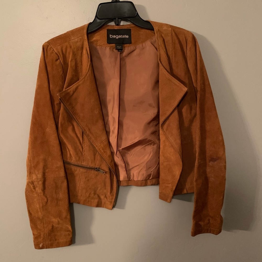 Brown Jacket Suede - image 1